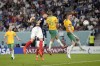 France's Olivier Giroud scores the fourth goal against Australia during the World Cup group D soccer match between France and Australia, at the Al Janoub Stadium in Al Wakrah, Qatar, Tuesday, Nov. 22, 2022. (AP Photo/Christophe Ena)