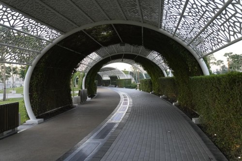 Al Gharafa Park is viewed in Doha, Qatar, Thursday, Nov. 24, 2022. Qatar unveiled a plan last October to cut its emissions by a quarter by 2030. Then, Russia invaded Ukraine and made the Persian Gulf nation's liquid natural gas only more sought after. Demand for fossil fuels has brought immense wealth to Qatar, but in the coming decades, it could also make one of the world's hottest places unlivable. (AP Photo/Abbie Parr)