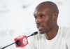 Canada captain Atiba Hutchinson speaks to the media during a press conference at the World Cup in Doha, Qatar, Thursday, Nov. 24, 2022. Nineteen years after pulling on the Canadian jersey for the first time at the senior level, the 39-year-old from Brampton, Ont., is in line to make his 100th appearance for Canada, adding to his men's national team caps record. THE CANADIAN PRESS/Nathan Denette