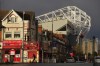 Manchester United's Old Trafford stadium is seen after owners the Glazer family announced they are considering selling the club as they 