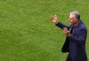 Iran's head coach Carlos Queiroz reacts during the World Cup group B soccer match between Wales and Iran, at the Ahmad Bin Ali Stadium in Al Rayyan , Qatar, Friday, Nov. 25, 2022. (AP Photo/Manu Fernandez)
