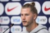 Walker Zimmerman of the United States attends a press conference before a team practice at Al Gharafa SC Stadium, in Doha, Qatar, Sunday, Nov. 27, 2022. (AP Photo/Ashley Landis)