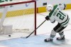 Dallas Stars left wing Jason Robertson scores an empty-net goal during the final minutes of NHL hockey action against the Chicago Blackhawks in Dallas, Wednesday, Nov. 23, 2022. Robertson, Winnipeg Jets defenceman Josh Morrissey and New York Islanders goaltender Ilya Sorokin have been named the NHL’s three stars of the week. THE CANADIAN PRESS/AP-LM Otero