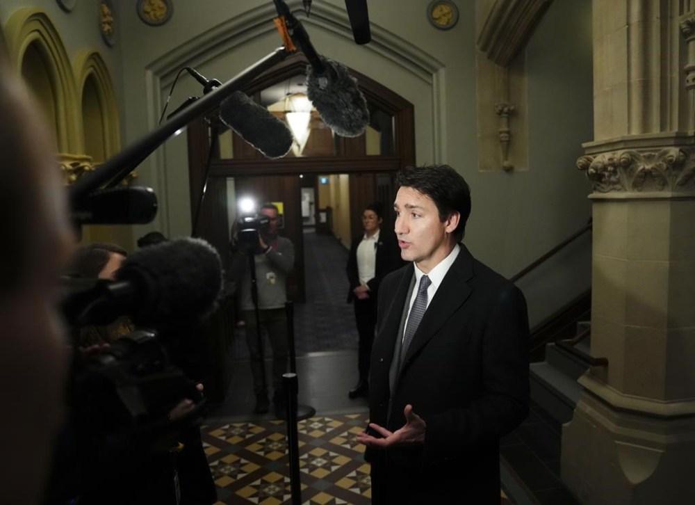 Prime Minister Justin Trudeau arrives to a cabinet meeting on Parliament Hill in Ottawa, on Tuesday, Nov. 29, 2022. Trudeau says everyone in China should be allowed to express themselves amid protests over severe anti-virus restrictions.THE CANADIAN PRESS/Sean Kilpatrick
