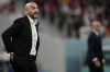 Morocco's head coach Walid Regragui reacts during the World Cup group F soccer match between Belgium and Morocco, at the Al Thumama Stadium in Doha, Qatar, Sunday, Nov. 27, 2022. THE CANADIAN PRESS/AP-Christophe Ena