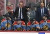 Florida Panthers' coach Paul Maurice shouts instructions to his players during the first period of an NHL hockey game against the Boston Bruins, Wednesday, Nov. 23, 2022, in Sunrise, Fla. THE CANADIAN PRESS/AP-Michael Laughlin