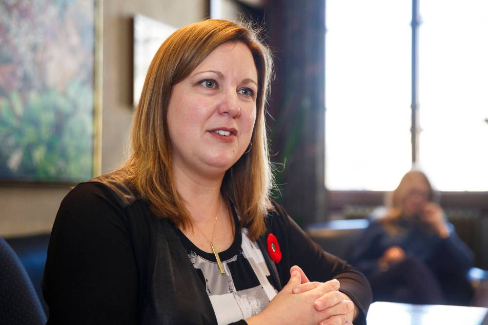 MIKE DEAL / WINNIPEG FREE PRESS FILES
Minister of Mental Health and Community Wellness Sarah Guillemard.
