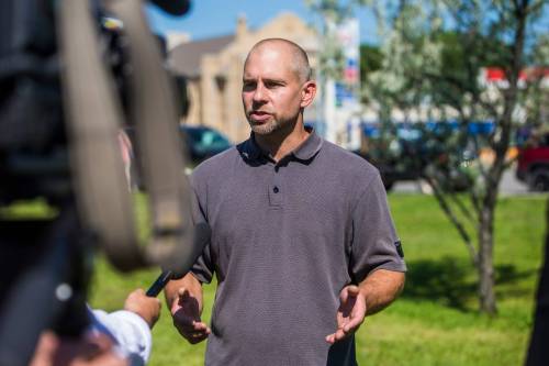MIKAELA MACKENZIE / FREE PRESS FILES
                                Patrick Allard said the board should consider implementing open mic nights during board meetings or other times and promote them widely to hear from more individuals before making school-related decisions.