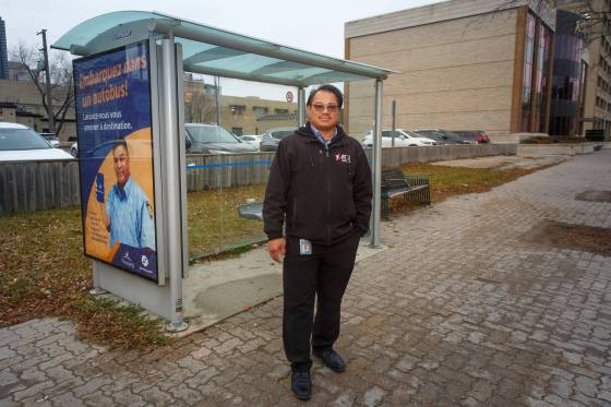 Amalgamated Transit Union Local 1505 president Romeo Ignacio (Mike Deal / Winnipeg Free Press)