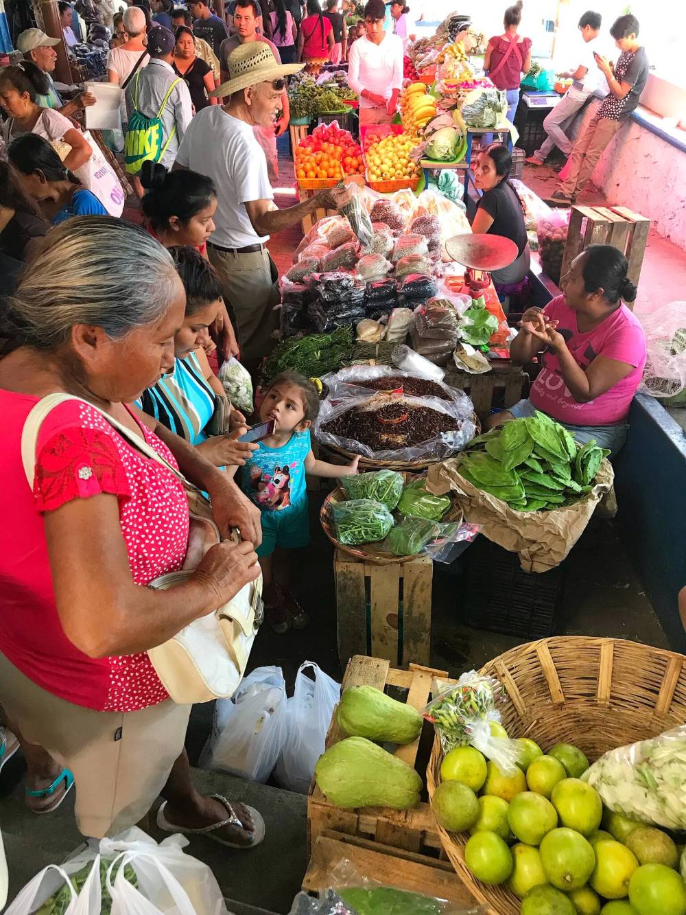 From fish to flowers, Mercado Benito Juarez is a massive and marvelous market and the heart of the community.
