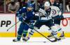 Richard Lam / THE CANADIAN PRESS files
                                Jets forward Mikey Eyssimont (right) was leading the Manitoba Moose in scoring at the time of his call-up to the big club. He notched his first NHL goal and assist this week.