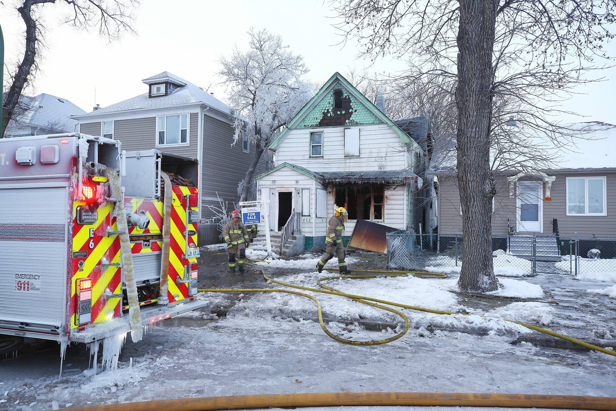 Vacant house burns, firefighter union raises bylaw concerns Winnipeg