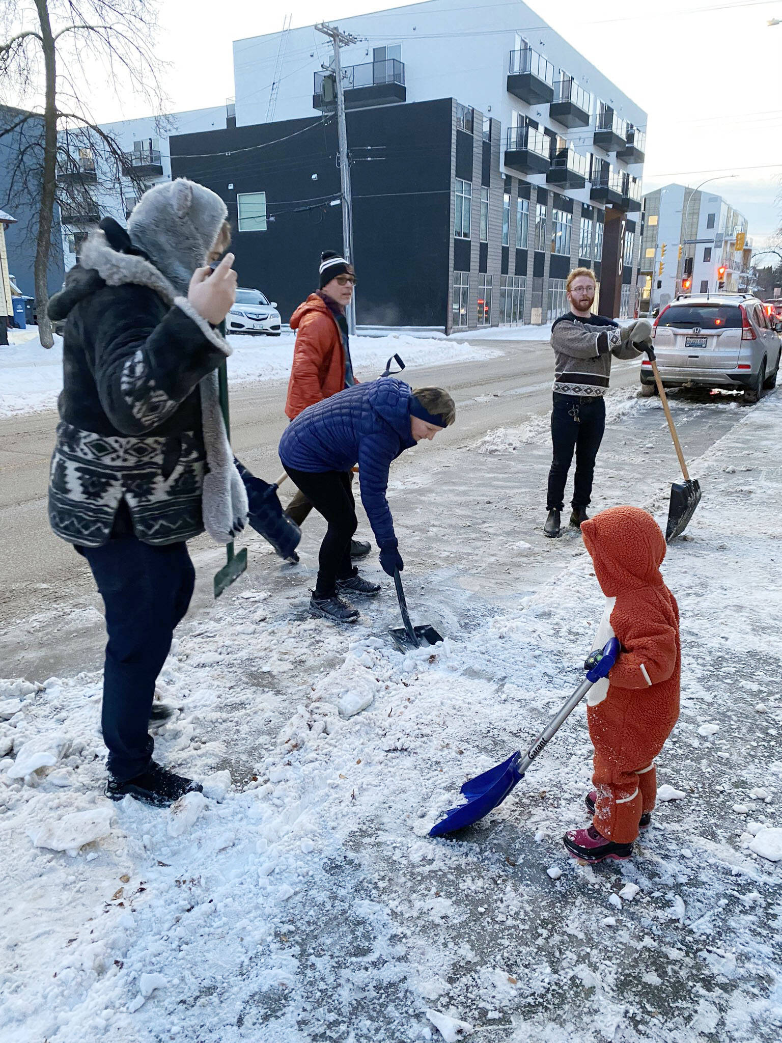 City won't issue fines after snow-clearing cyclists warned