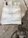 The bite was signed by stone cutter J.B. Graham with the names of the workers involved and the deputy minister of public works at the time. (Supplied)