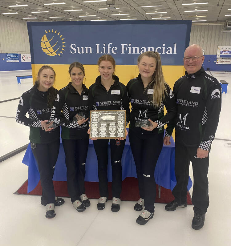 SUPPLIED
From left: Makenna Hadway, Mikaylah Lyburn, Lauren Rajala, Katy Lukowich, and Mark Lukowich.