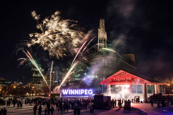 New Year’s Eve fireworks at The Forks (Mike Sudoma / Winnipeg Free Press files)