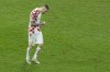 Croatia's Marcelo Brozovic celebrates during a penalty shoot-out of the World Cup round of 16 soccer match between Japan and Croatia at the Al Janoub Stadium in Al Wakrah, Qatar, Monday, Dec. 5, 2022. (AP Photo/Ricardo Mazalan)