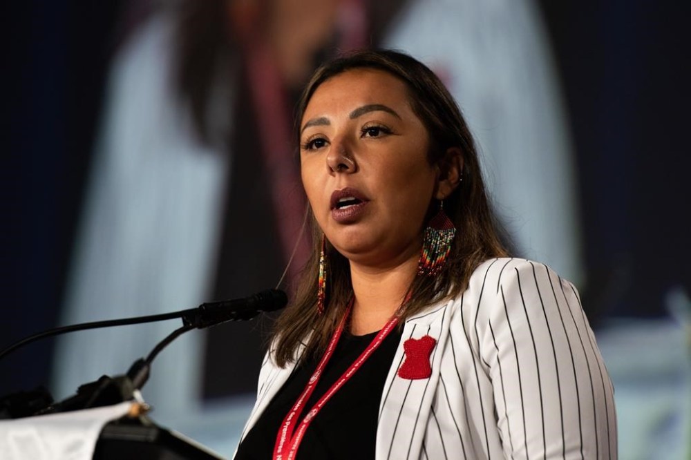 SPENCER COLBY / THE CANADIAN PRESS FILES 
Assembly of Manitoba Chiefs Grand Chief Kyra Wilson has asked for governments to issue a directive to ensure hotels open up space to wildfire evacuees.