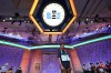 FILE - Saharsh Vuppala, 13, from Bellevue, Wash., competes during the finals of the Scripps National Spelling Bee, Thursday, June 2, 2022, in Oxon Hill, Md. The Scripps National Spelling Bee has its third executive director in the past two years. Scripps announced Wednesday, Dec. 14, that longtime bee staffer Corrie Loeffler will lead the competition.(AP Photo/Alex Brandon, File)