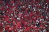 Moroccan fans cheer during the World Cup semifinal soccer match between France and Morocco at the Al Bayt Stadium in Al Khor, Qatar, Wednesday, Dec. 14, 2022. (AP Photo/Hassan Ammar)