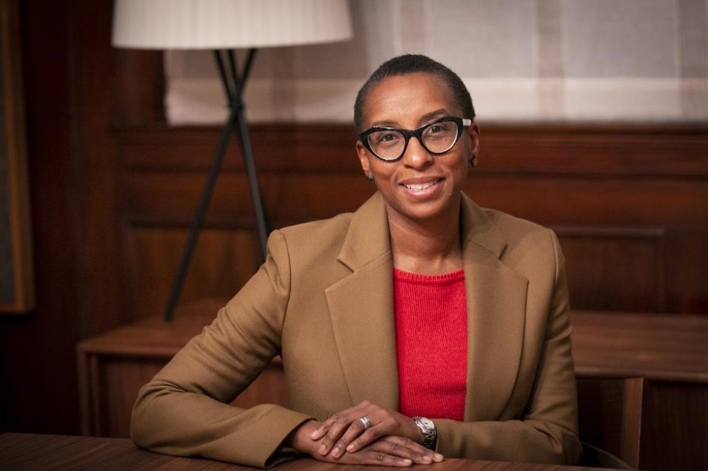 This photo provided by Harvard University shows Claudine Gay. Harvard University announced Thursday, Dec. 15, 2022, that Gay will become its 30th president, making her the first Black person to lead the Ivy League school and only the second woman. (Stephanie Mitchell/Harvard University via AP)