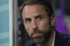 England's head coach Gareth Southgate looks on prior to the World Cup quarterfinal soccer match between England and France, at the Al Bayt Stadium in Al Khor, Qatar, Saturday, Dec. 10, 2022. (AP Photo/Abbie Parr)