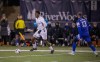 University of New Hampshire's Moise Bombito, of Montreal, carries the ball in this undated handout photo. Bombito has been selected third overall by the Colorado Rapids at the MLS SuperDraft. THE CANADIAN PRESS/HO, Stu Horne, UNH Athletics *MANDATORY CREDIT*