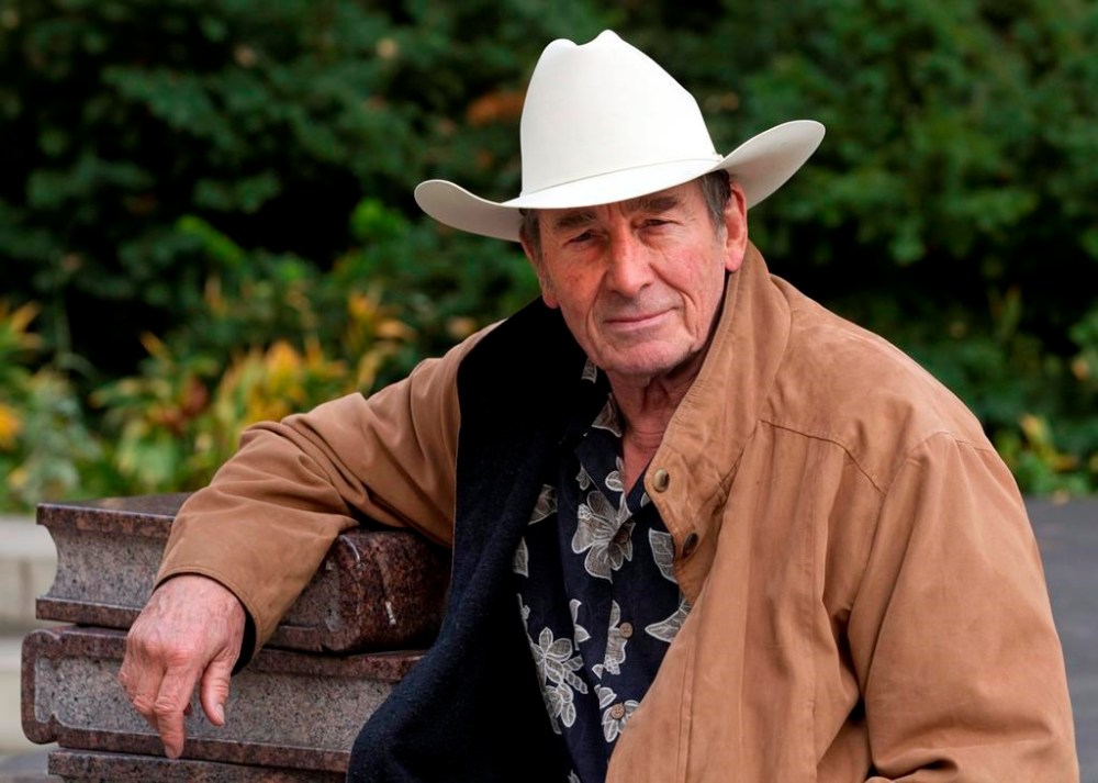 Ian Tyson is shown during an interview with The Canadian Press in Toronto on Monday, Oct.18, 2010. Canadian folk legend Tyson, best known for the hit single