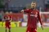 Domenico Criscito of Toronto FC gestures to teammates during second half MLS action against San Jose Earthquakes in Toronto on Saturday July 9, 2022. Veteran defender Criscito, who announced his retirement from Toronto FC in mid-November, has resurfaced with his former club Genoa in Italy. THE CANADIAN PRESS/Chris Young
