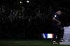 France's Kylian Mbappe holds the best scorer trophy after the World Cup final soccer match between Argentina and France at the Lusail Stadium in Lusail, Qatar, Sunday, Dec. 18, 2022. (AP Photo/Petr David Josek)