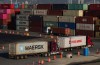 Trucks carrying cargo containers arrive at the Port of Vancouver Centerm container terminal, in Vancouver, on Friday, Oct. 14, 2022. THE CANADIAN PRESS/Darryl Dyck