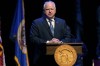 Minnesota Gov. Tim Walz delivers a speech after being sworn in for his second term during his inauguration, Monday, Jan. 2, 2023, in St. Paul, Minn. (AP Photo/Abbie Parr)