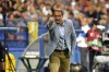 FILE - Montenegro coach Faruk Hadzibegic gives instructions to his players during the Euro 2020 group A qualifying soccer match between Montenegro and Czech Republic, at the City stadium in Podgorica, Montenegro, Tuesday, Sept. 10, 2019. Former Yugoslavia international Faruk Hadzibegic has been reappointed as Bosnia-Herzegovina coach in place of Ivaylo Petev, the country's soccer federation said on Wednesday, Jan. 4, 2023. (AP Photo/Risto Bozovic, File)