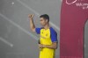 Cristiano Ronaldo reacts during his official unveiling as a new member of Al Nassr soccer club in in Riyadh, Saudi Arabia, Tuesday, Jan. 3, 2023.Ronaldo, who has won five Ballon d'Ors awards for the best soccer player in the world and five Champions League titles, will play outside of Europe for the first time in his storied career. (AP Photo/Amr Nabil)
