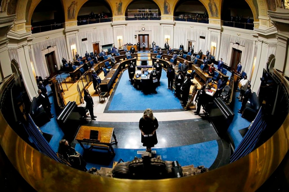 The throne speech is delivered at the Manitoba legislature in Winnipeg, on Nov. 23, 2019.
Reg Helwer, the minister for labour, consumer protection and government services, says he will not run in the provincial election slated for Oct. 3. THE CANADIAN PRESS