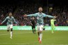 Southampton's Adam Armstrong celebrates after scoring his side's second goal of the game during the Emirates FA Cup third round match between Crystal Palace and Southampton, at Selhurst Park in London, Saturday Jan. 7, 2023. (Kieran Cleeves/PA via AP)