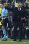 Real Madrid's head coach Carlo Ancelotti direct this players during the Spanish La Liga soccer match between Villareal and Real Madrid at Estadio De La Ceramica in Villareal, eastern Spain, Saturday, Jan. 7, 2023. (AP Photo/Alberto Saiz)