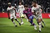 Udinese's Walace, right, fights for the ball with Juventus' Weston McKennie during the Italian Serie A soccer match between Juventus and Udinese, at the Juventus stadium in Turin, Italy, Saturday Jan. 7, 2023 (Marco Alpozzi/LaPresse via AP)