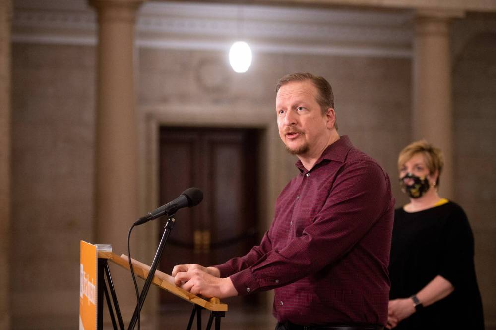 MIKE SUDOMA / WINNIPEG FREE PRESS FILES
Kevin Rebeck, president of the Manitoba Federation of Labour.