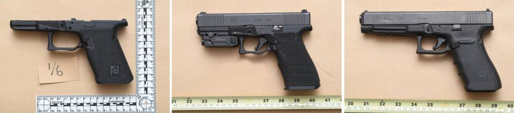 WPS HANDOUTS
Police said investigators believe the network paid legitimate 3D-printer businesses to make handgun parts, specifically lower receiver assemblies, which were used to make functional pistols.