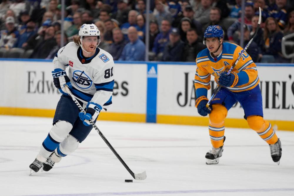 Kyle Connor believes it's better to err on the side of aggression. (Jeff Roberson / The Associated Press files)