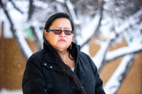 Alison Cox was triaged with her husband in a cold hospital garage with pneumonia. (Mikaela MacKenzie / Winnipeg Free Press)