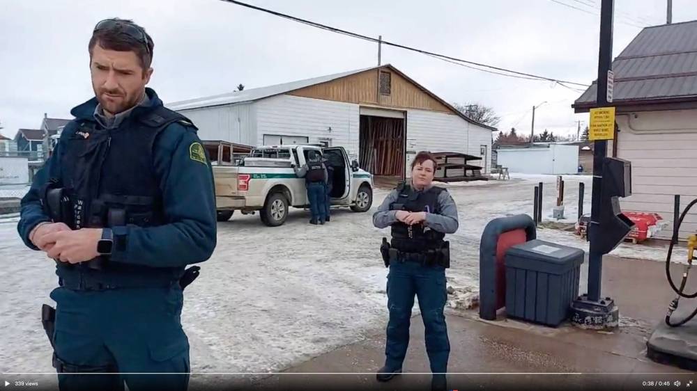 Bone was charged with Criminal Code violations in connection with items that were seized from his dwelling, Parks Canada said, and he was released with conditions. Parks Canada didn’t disclose the charges. (Screenshot)