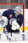 MIKE DEAL / WINNIPEG FREE PRESS FILES
                                Winnipeg Jets’ goaltender David Rittich's biggest fan is his younger brother Tomas, who always has a smile for him no matter the outcome of the game.