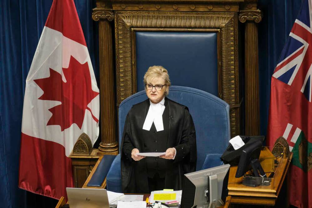 MIKE DEAL / FREE PRESS FILES
“Today I am officially announcing that I will not be running for re-election in the 2023 provincial election in Manitoba,” Myrna Driedger said on social media.