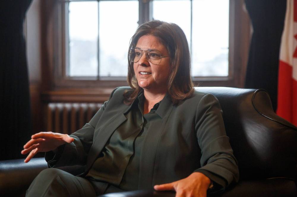 MIKE DEAL / WINNIPEG FREE PRESS
Premier Heather Stefanson has announced a shakeup of her senior staff as her embattled Tory government prepares for an election taking place in October.