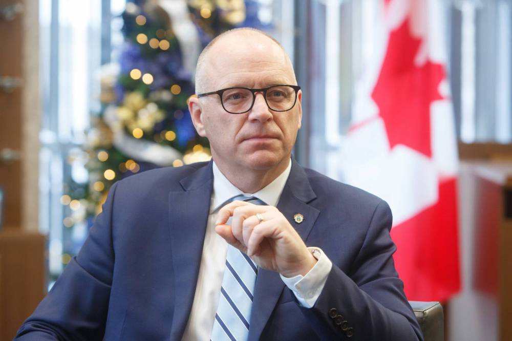 MIKE DEAL / WINNIPEG FREE PRESS FILES
Local politicians, such as newly elected Mayor Scott Gillingham, remain inclined to promote policing as a way to reduce crime.