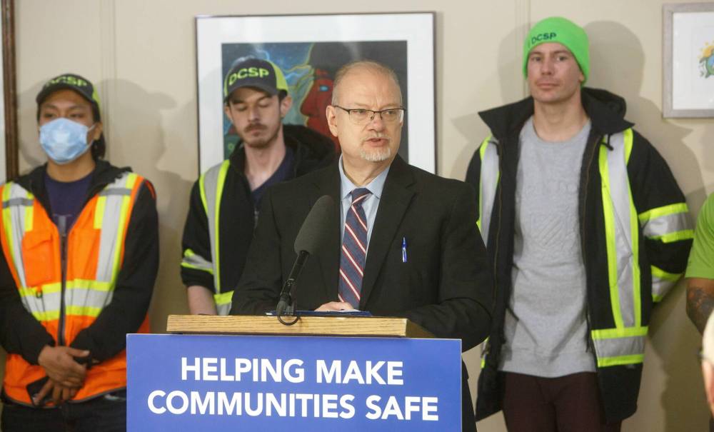 MIKE DEAL / WINNIPEG FREE PRESS
The province wants to invest “more substantially” in programming that brings in people who have been through the justice system and finds them meaningful employment, Justice Minister Kelvin Goertzen said.
