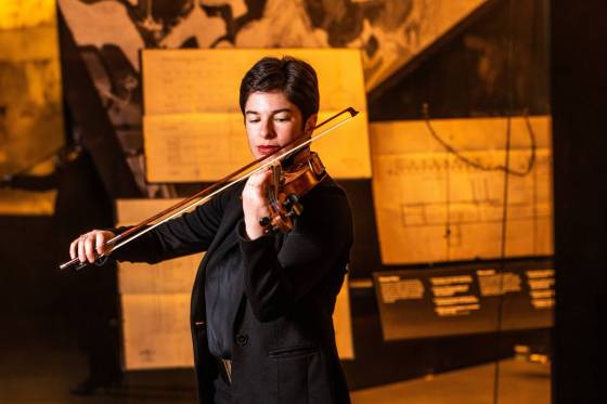 First Violinist Sonia Lazar. (Mikaela Mackenzie / Winnipeg Free Press files)