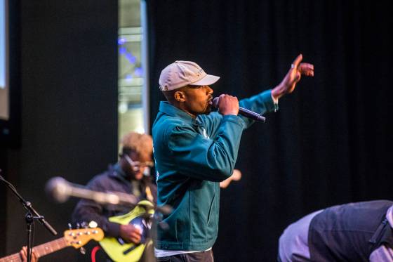 Rapper Anthony OKS will perform Friday at the Sounds of Music. (Mikaela Mackenzie / Winnipeg Free Press files)